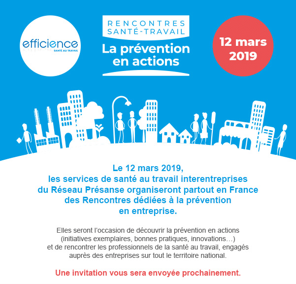 Save the date : le 12 mars le prévention en actions