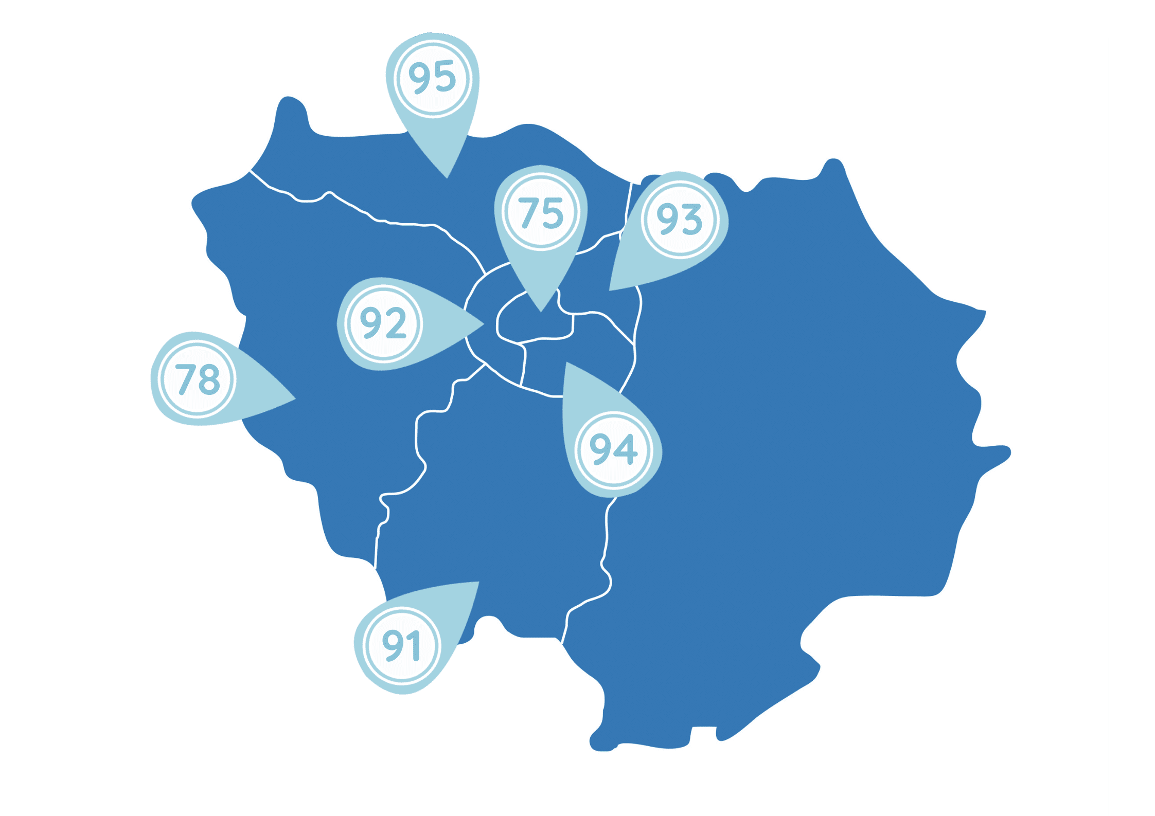 Carte du maintien en emploi - Île-de-France